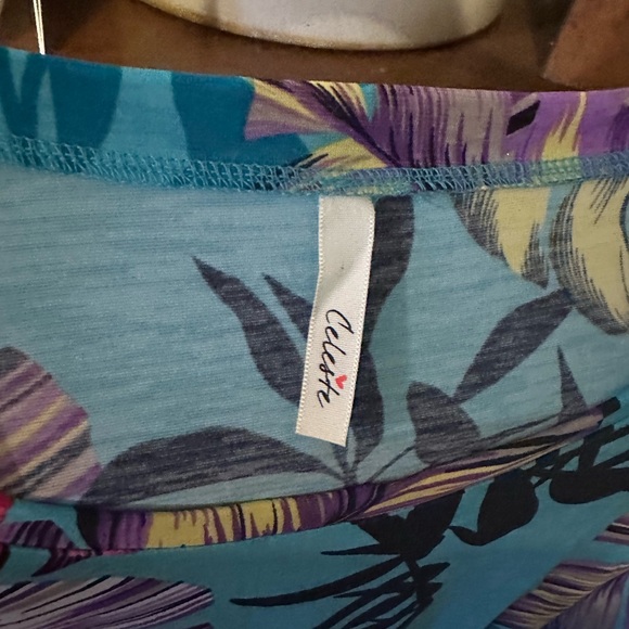 Celeste Tropical Print maxi SOLD - Picture 3 of 3